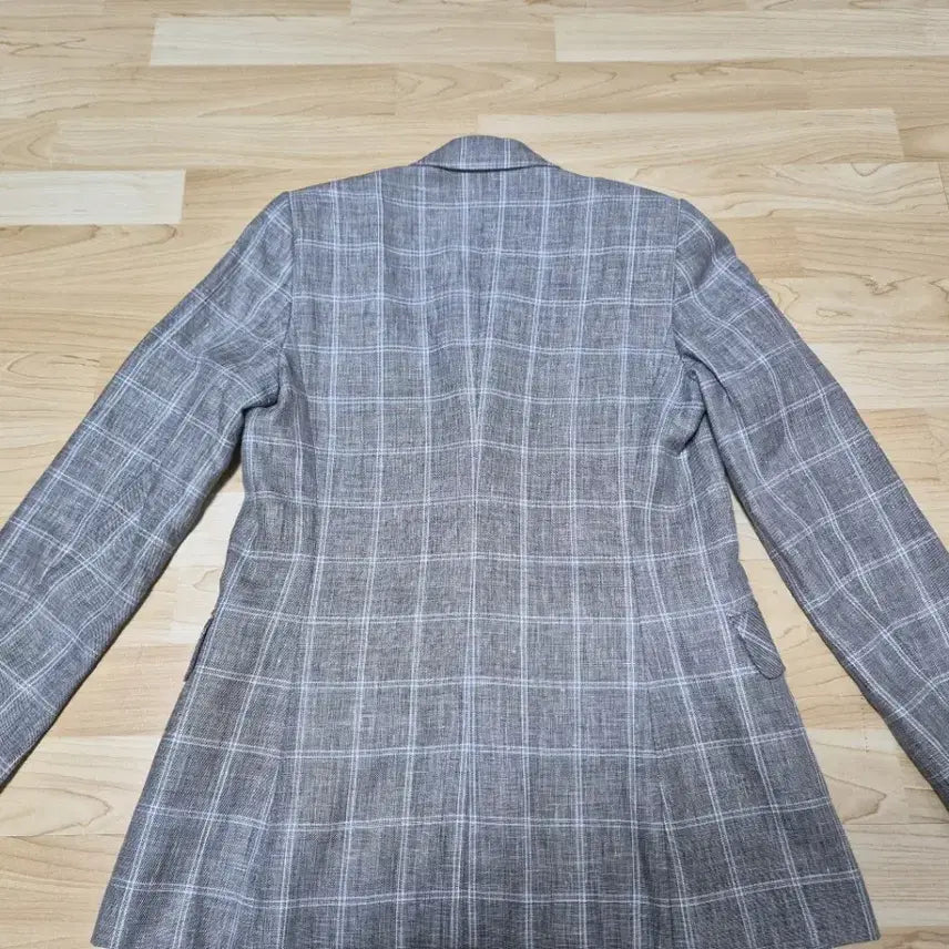 [BUNJANG] Sandro Irene Check Linen Blazer / [아이린 착용]새제품 산드로(Sandro) 정품 체크 더블 린넨 여성