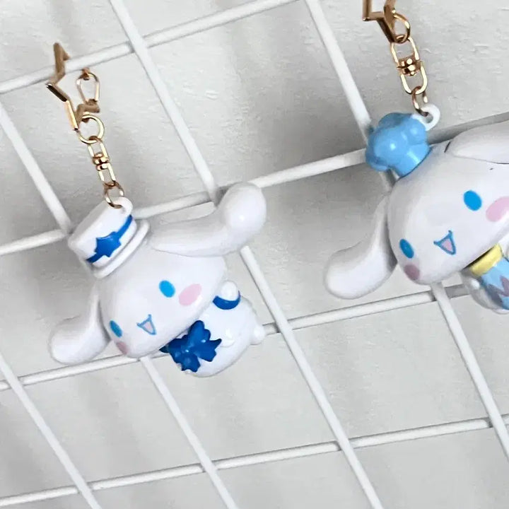 [BUNJANG] Sanrio Cinnamoroll Keychain Bundle Set / 산리오 시나모롤 키링/열쇠고리 2종 일괄