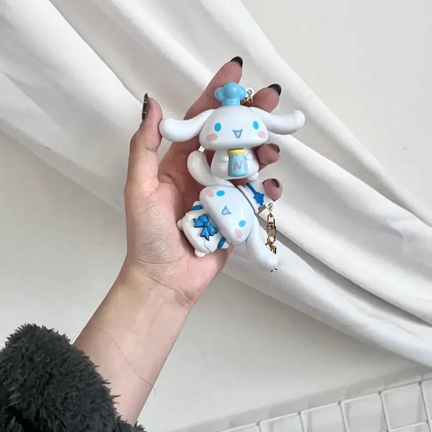 [BUNJANG] Sanrio Cinnamoroll Keychain Bundle Set / 산리오 시나모롤 키링/열쇠고리 2종 일괄