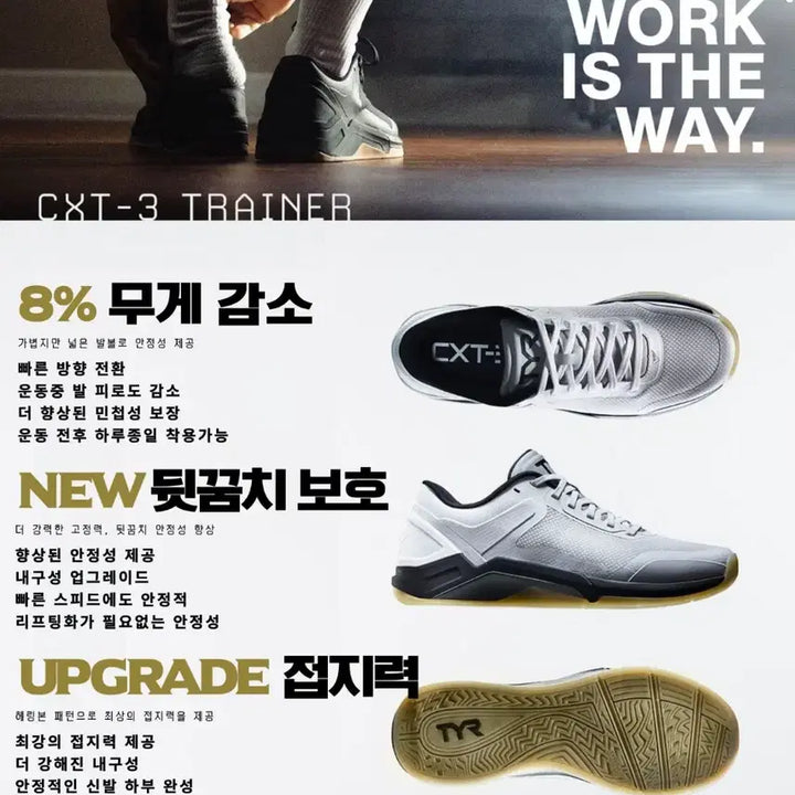 [BUNJANG] TYR CXT-3 Crossfit Trainers M8 (260mm) / 전시상품 [260] TYR 티어 CXT-3 크로스핏 트레이너