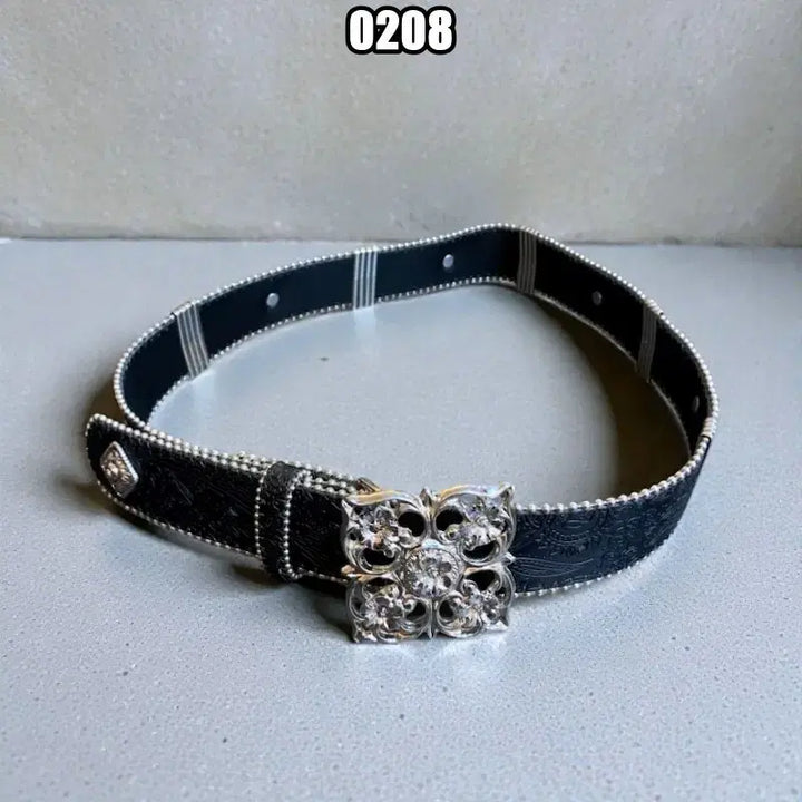[BUNJANG] Vintage Rock Chic Leather Belt / 빈티지 락시크 소가죽 벨트
