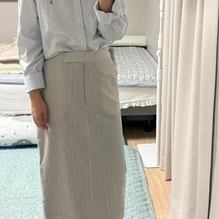 [SOLD OUT] 톰브라운 시어서커 펜슬 스커트(새상품)