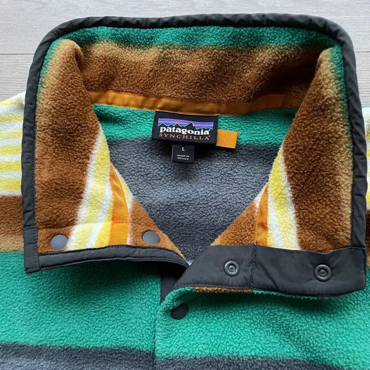 [BUNJANG] Patagonia Synchilla Stripe Fleece Jacket / 파타고니아 신칠라 스트라이프 패턴 플리스 자메이카 patagonia