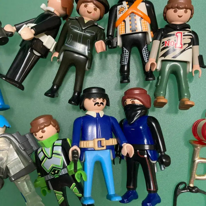 [BUNJANG] Playmobil Figure Set / 플레이모빌 피규어 13개 + 소품