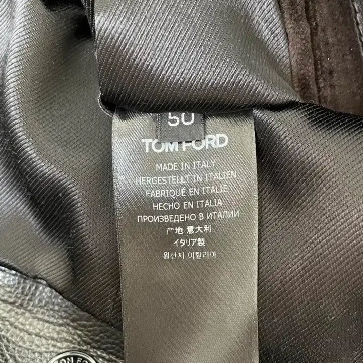 [BUNJANG] Tom Ford Leather Velvet Western Trucker Jacket / 새상품급 톰포드 레더 벨벳 웨스턴 트러커 자켓 50 정품택O