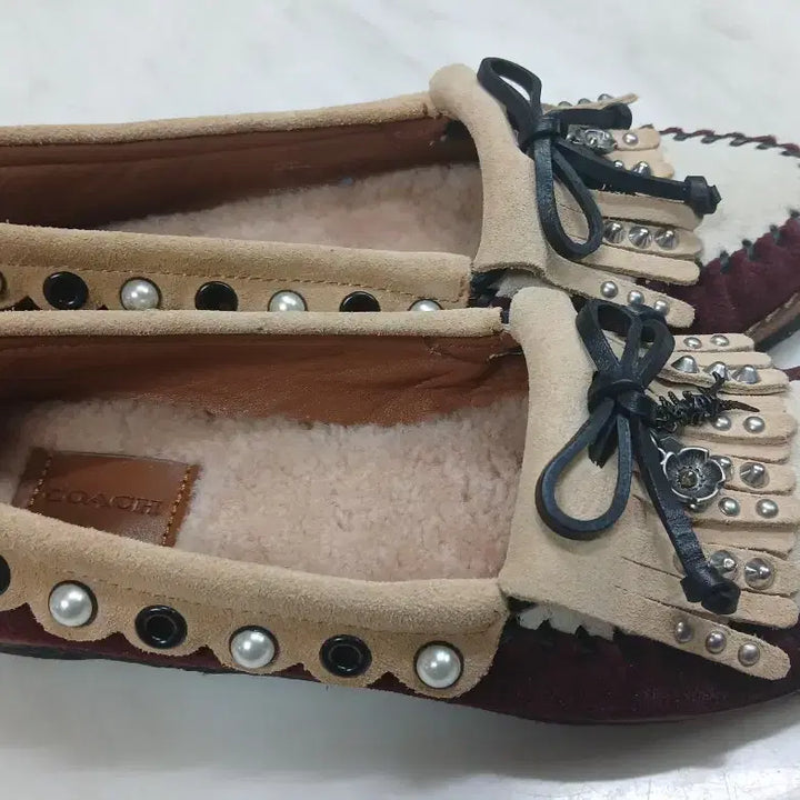 [BUNJANG] Coach Leather Loafers / [미사용] COACH 코치 여성용 가죽 로퍼 EUR 37 (235)사이즈
