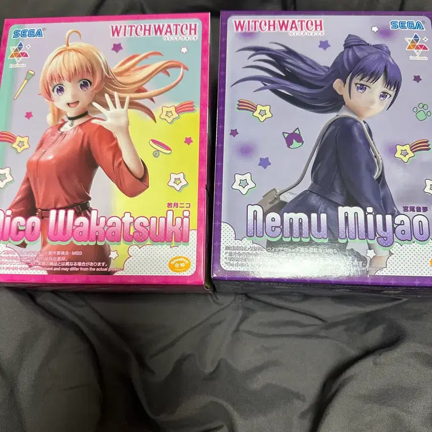[BUNJANG] Luminasta Neco &amp; Nemu Witch Watch Figure Bundle Set (Sealed) / 미개봉, 일괄) 위치워치 니코, 네무 피규어 루미나스타
