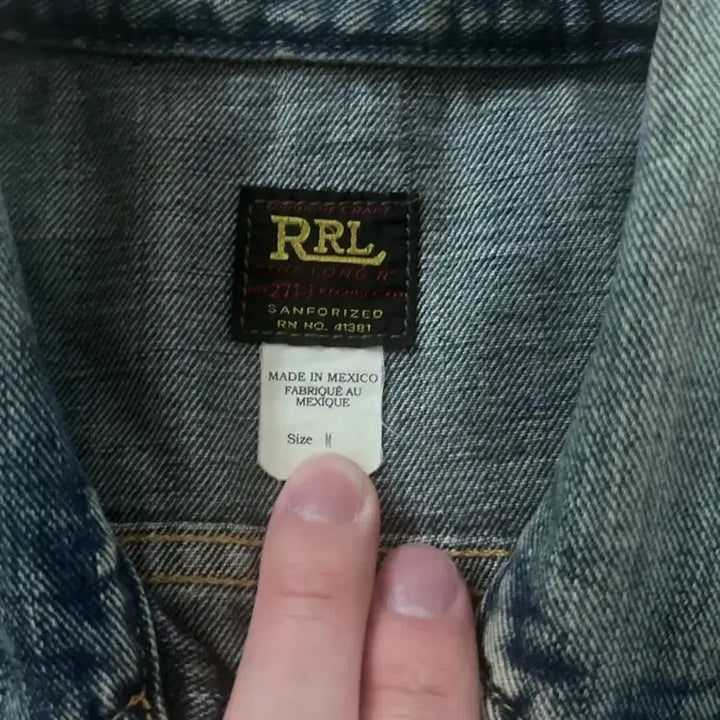 [BUNJANG] RRL Leland Denim Jacket M / RRL LOT 271 리랜드 데님 자켓 M