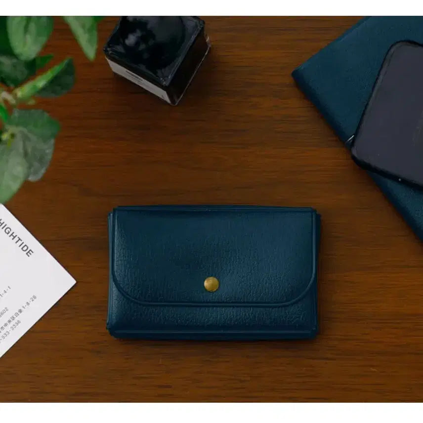 [BUNJANG] HIGHTIDE Navy Unisex Card Holder / 일본수입 HIGHTIDE명함지갑 하이타이드카드지갑 남녀공용