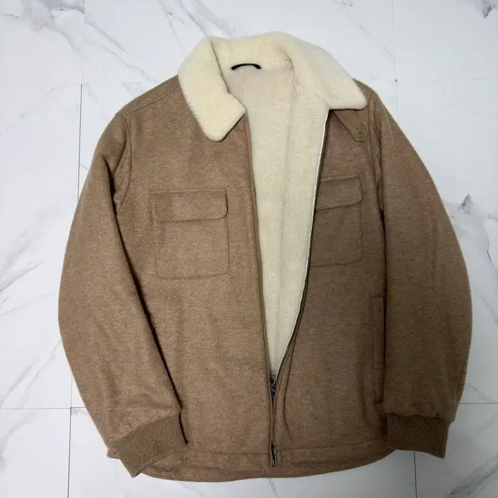 [SOLD OUT] 새상품 신형 로로피아나 풀시어링 캐시미어 트리밍 셔츠 자켓 M 백화점택