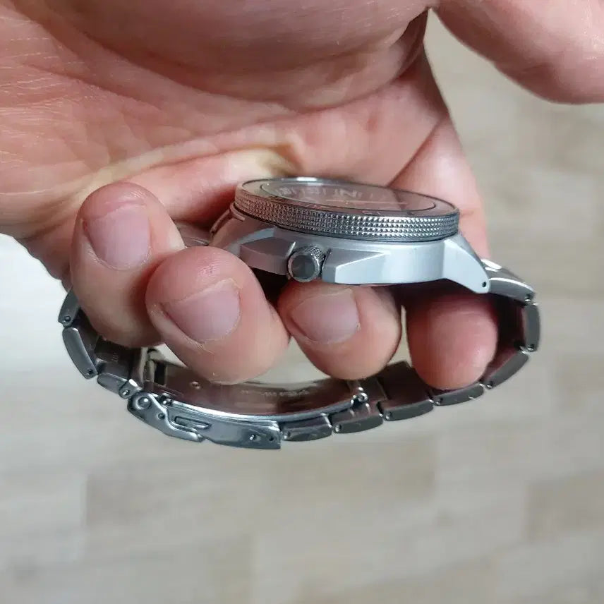 [BUNJANG] Seiko 5 Sports Automatic Black Metal Watch / 세이코 5 스포츠 오토매틱 블랙 메탈 시계