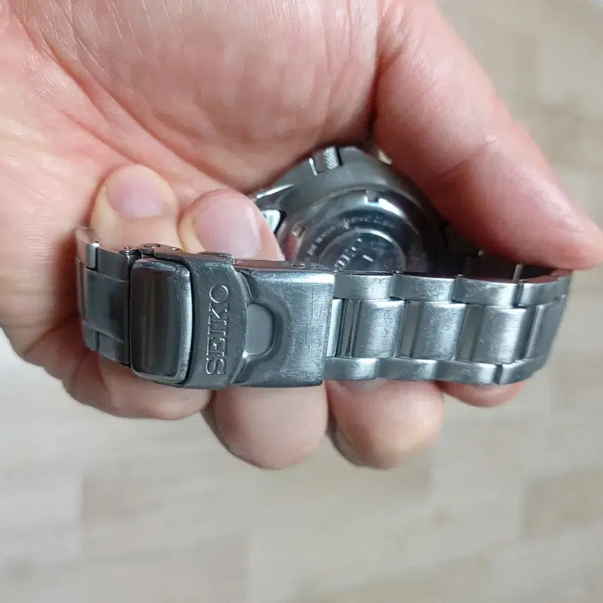 [BUNJANG] Seiko 5 Sports Automatic Black Metal Watch / 세이코 5 스포츠 오토매틱 블랙 메탈 시계