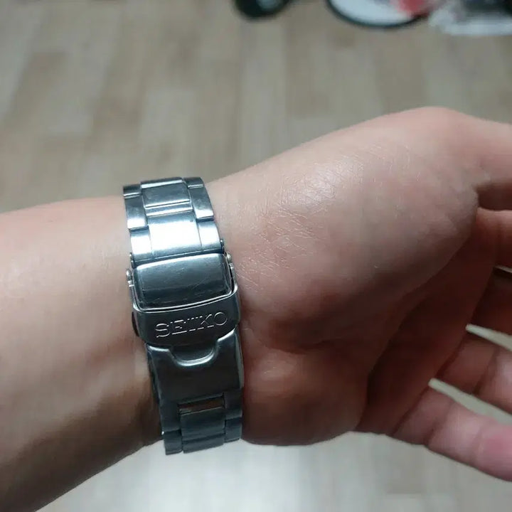 [BUNJANG] Seiko 5 Sports Automatic Black Metal Watch / 세이코 5 스포츠 오토매틱 블랙 메탈 시계