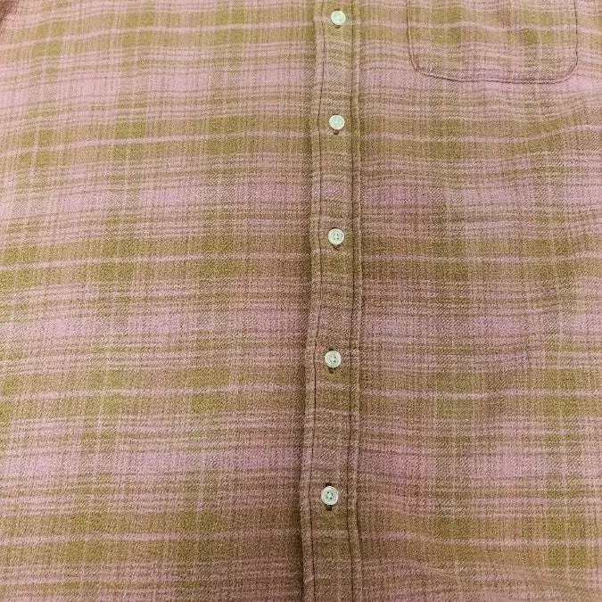 [BUNJANG] R13 Shred Sim Dropneck Shirt / R13 알써틴 슈레드 심 드랍넥 셔츠 핑크 체크 r13셔츠