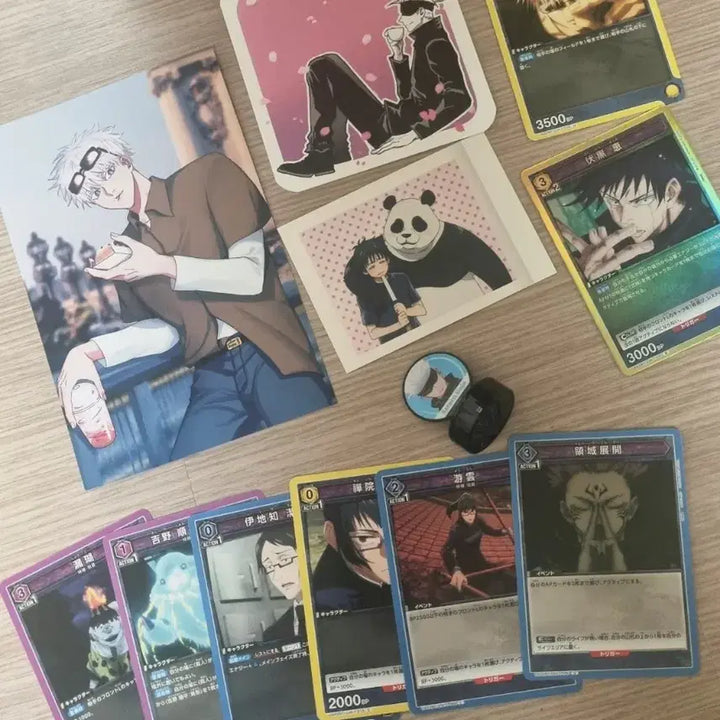 [BUNJANG] Jujutsu Kaisen Official &amp; Unofficial Goods Bundle Set / 주술회전 공식 비공식 굿즈 공굿 비공굿 일괄 파샤 포카 엽서 키링 뱃지