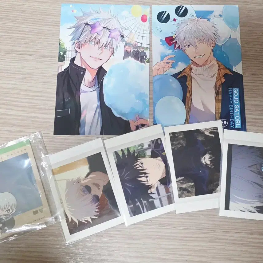 [BUNJANG] Jujutsu Kaisen Official &amp; Unofficial Goods Bundle Set / 주술회전 공식 비공식 굿즈 공굿 비공굿 일괄 파샤 포카 엽서 키링 뱃지