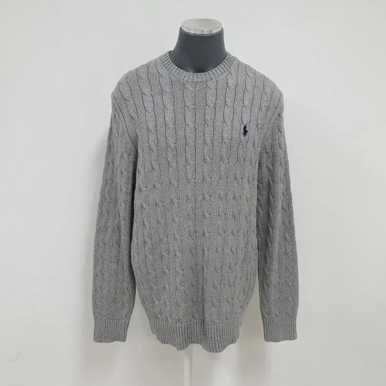 [BUNJANG] Polo Ralph Lauren XL Cable Knit Sweater / 남성XL>폴로 랄프로렌 꽈배기케이블니트