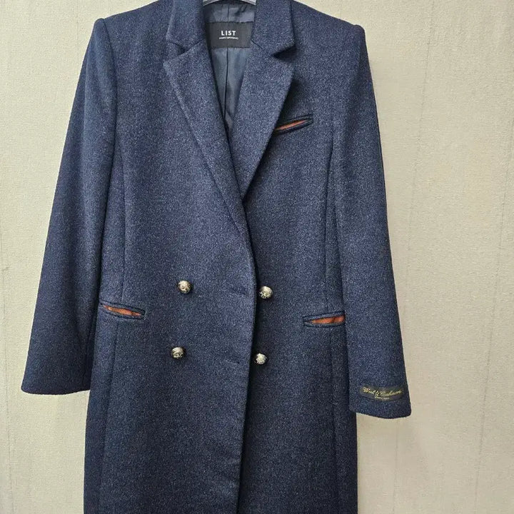 [BUNJANG] LIST Cashmere Wool Blend Long Jacket / 리스트 캐시미어울 100% 롱자켓 66