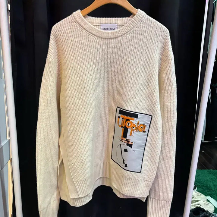 [BUNJANG] Solid Homme Knit Sweater / 솔리드옴므 정품 니트