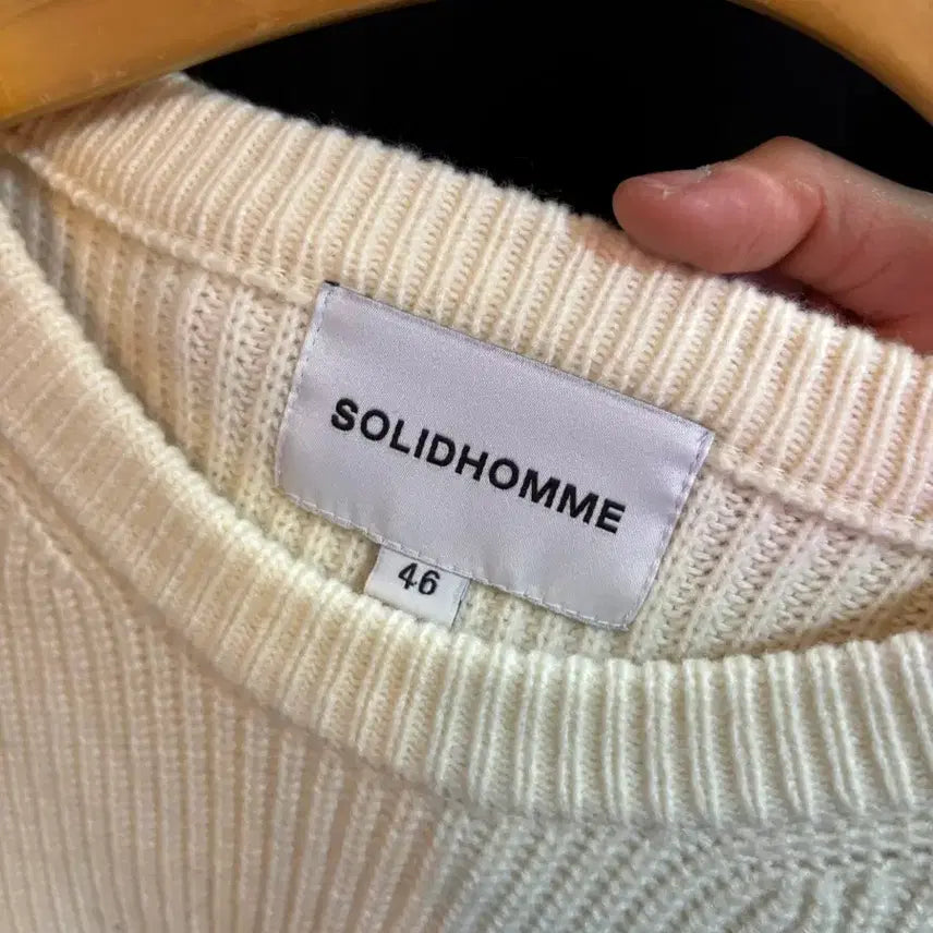 [BUNJANG] Solid Homme Knit Sweater / 솔리드옴므 정품 니트