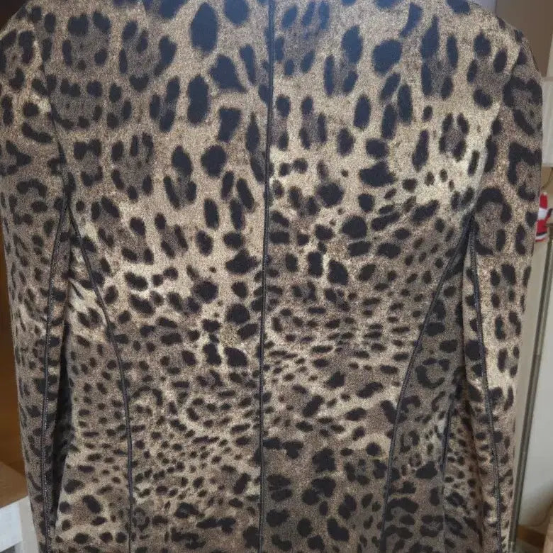 [BUNJANG] Dolce & Gabbana Leopard Wool Jacket / 돌체앤가바나 레오파드 울자켓