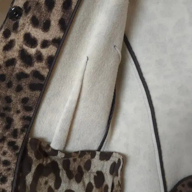 [BUNJANG] Dolce & Gabbana Leopard Wool Jacket / 돌체앤가바나 레오파드 울자켓
