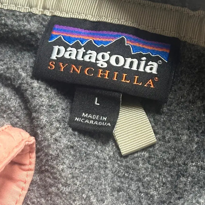 [BUNJANG] Patagonia Synchilla Pink Fleece Jacket / 파타고니아 신칠라 핑크 라지