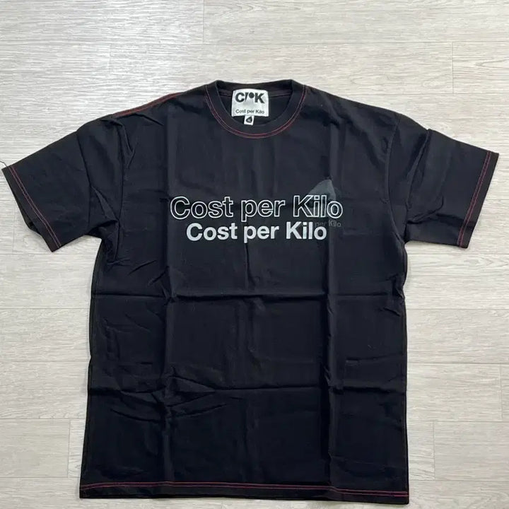 [BUNJANG] CPK Black Short Sleeve T-Shirt XL / CPK 코스트퍼킬로 블랙 반팔 티셔츠 XL