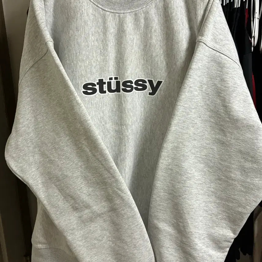 [BUNJANG] Stussy SS Link Crewneck Ash Heather XL / 스투시 SS 링크 크루넥 애쉬 헤더 XL