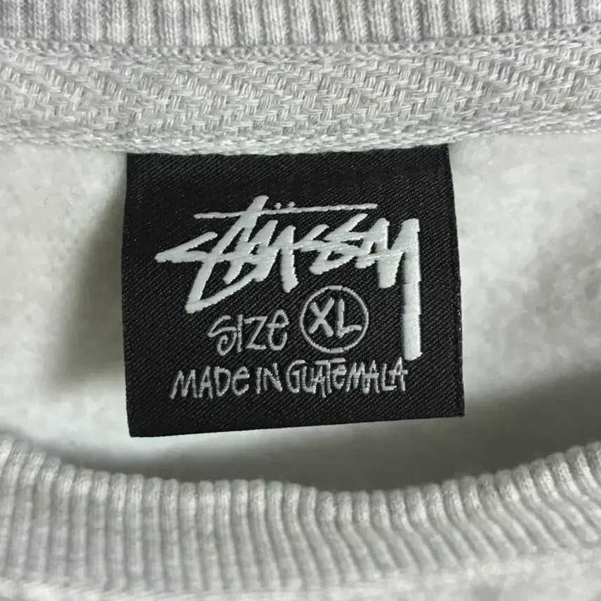 [BUNJANG] Stussy SS Link Crewneck Ash Heather XL / 스투시 SS 링크 크루넥 애쉬 헤더 XL