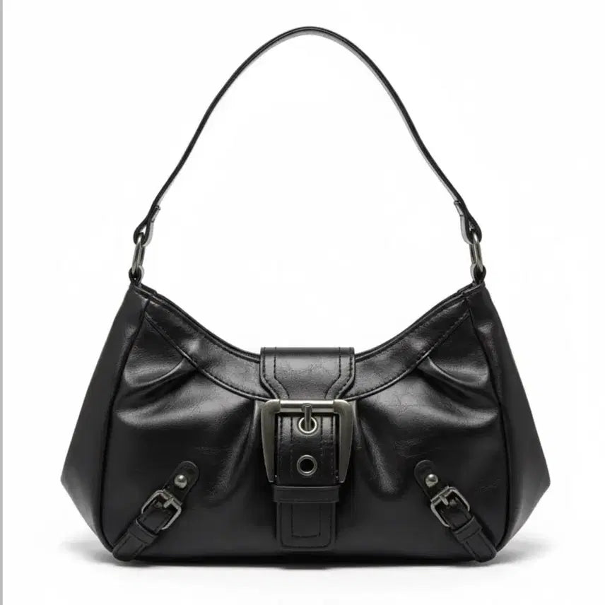 [BUNJANG] Unbranded Leather Shoulder Bag / 미니 레더 숄더백 (새상품)