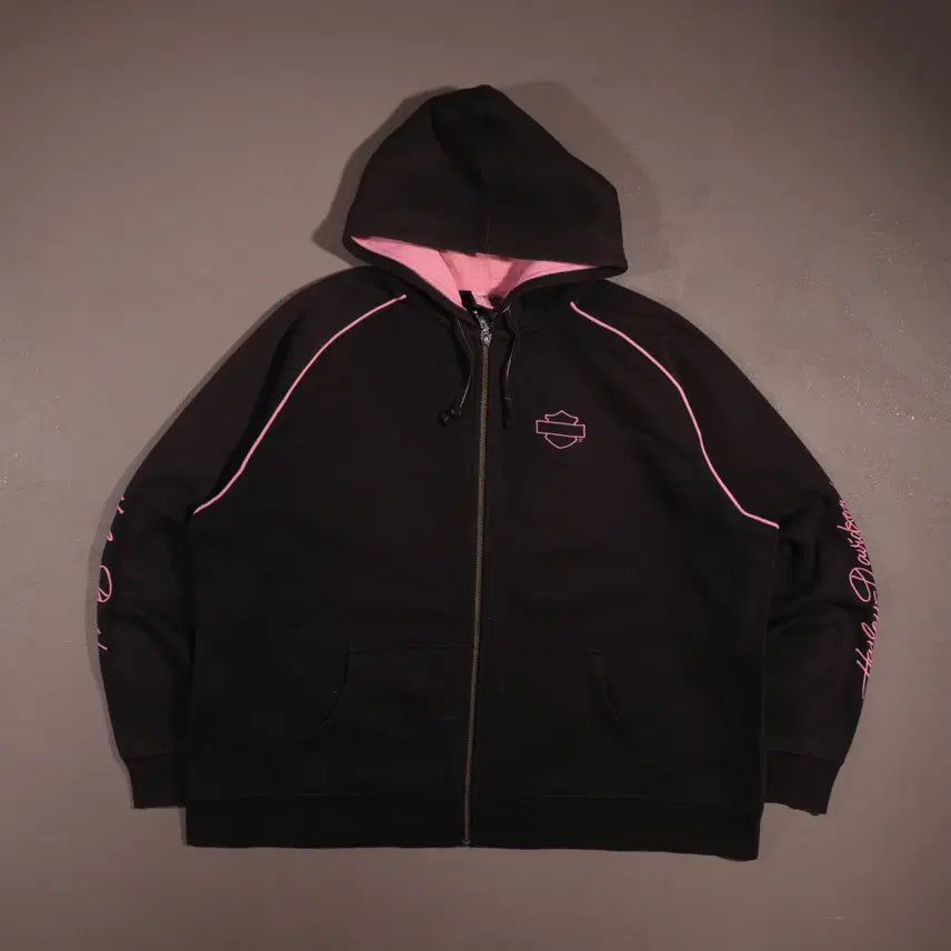 [BUNJANG] Harley Davidson Hooded Zip-up Jacket / 00s 할리데이비슨 후드집업 C117