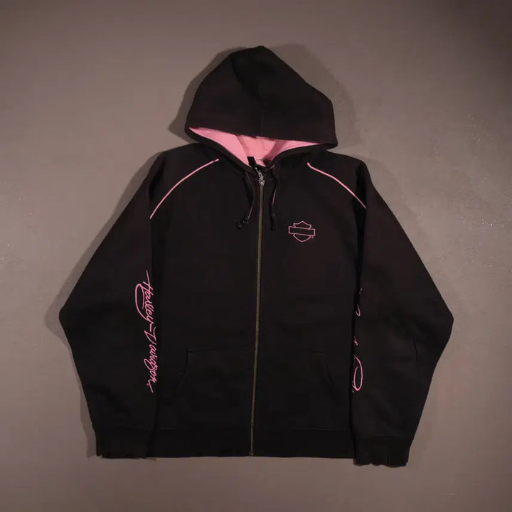 [BUNJANG] Harley Davidson Hooded Zip-up Jacket / 00s 할리데이비슨 후드집업 C117
