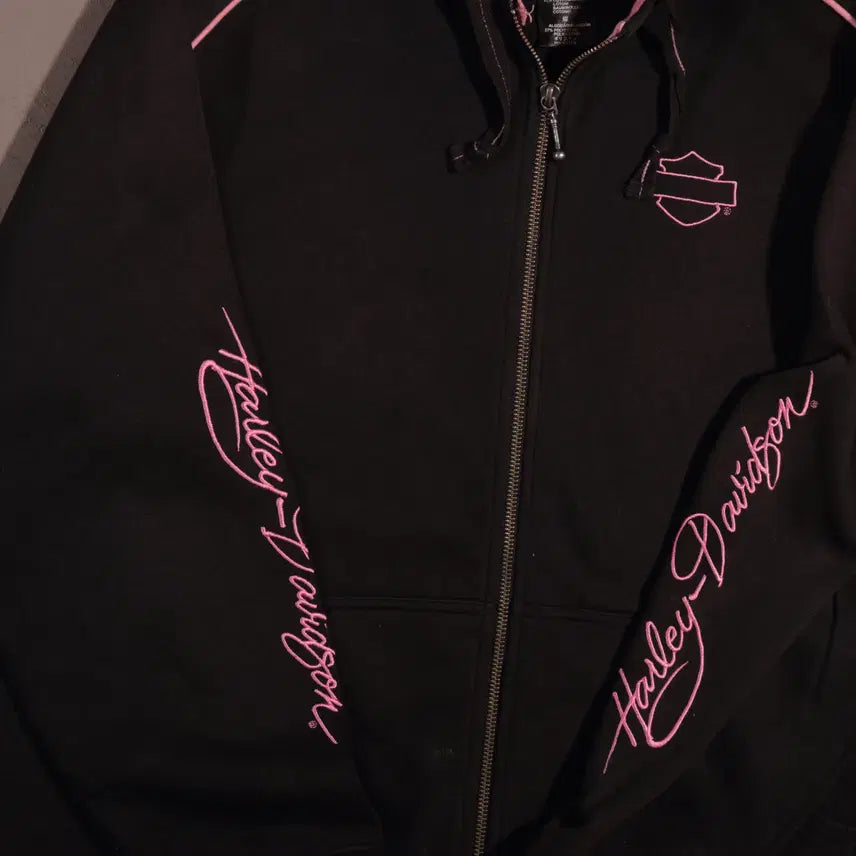 [BUNJANG] Harley Davidson Hooded Zip-up Jacket / 00s 할리데이비슨 후드집업 C117