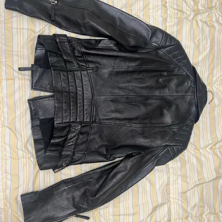 [BUNJANG] Leather Rider Jacket 66 Size / 양가죽 라이더 자켓 66사이즈