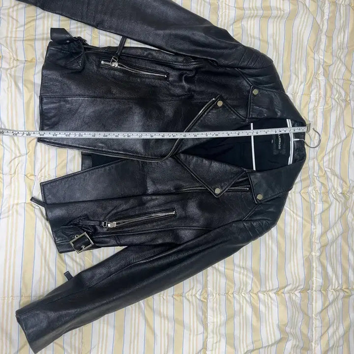 [BUNJANG] Leather Rider Jacket 66 Size / 양가죽 라이더 자켓 66사이즈