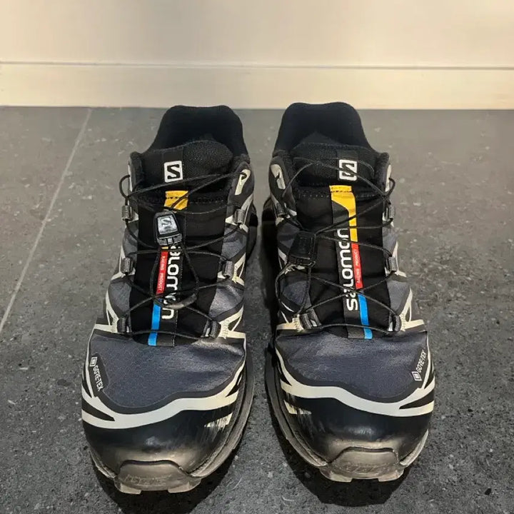 [BUNJANG] Salomon XT-6 Gore-Tex Black Ebony Sneakers / 살로몬 XT-6 고어텍스 블랙 에보니 250