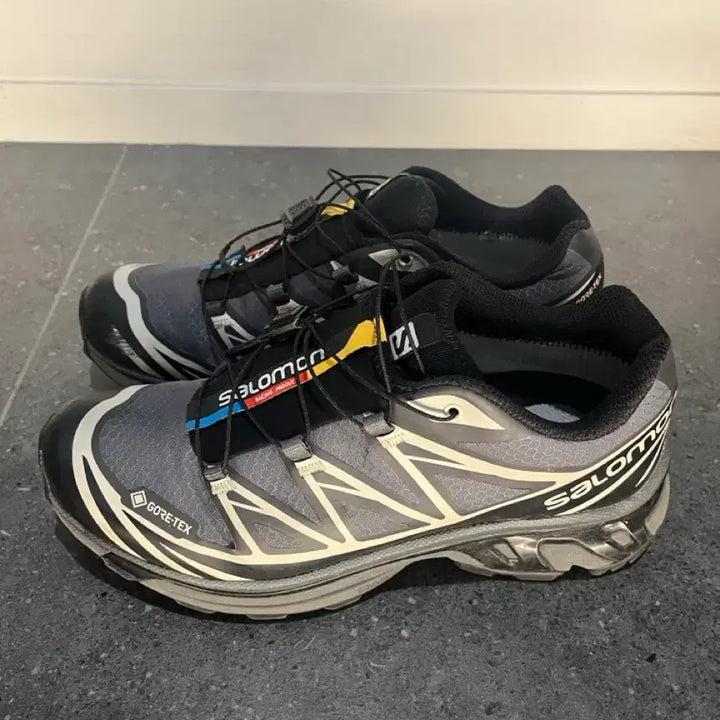 [BUNJANG] Salomon XT-6 Gore-Tex Black Ebony Sneakers / 살로몬 XT-6 고어텍스 블랙 에보니 250