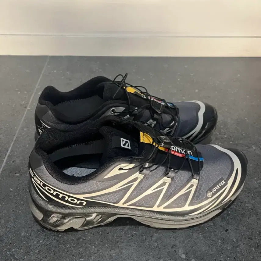 [BUNJANG] Salomon XT-6 Gore-Tex Black Ebony Sneakers / 살로몬 XT-6 고어텍스 블랙 에보니 250