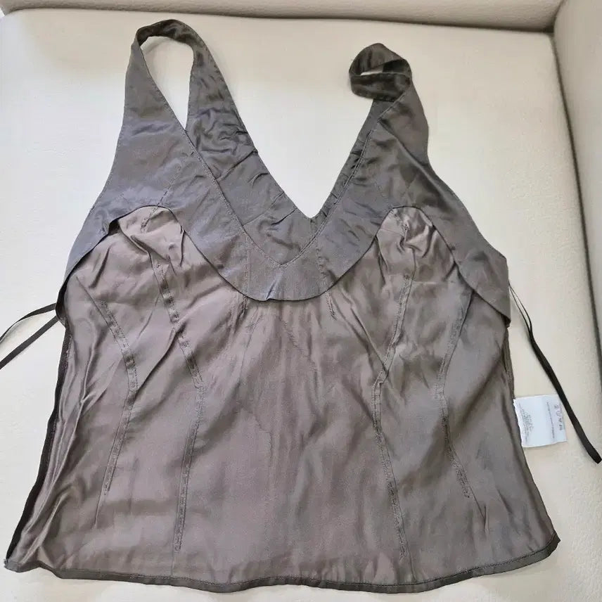 [BUNJANG] Gucci Women's Silk Sleeveless Top / GUCCI 구찌 정품 여성 실크 슬리브리스 탑