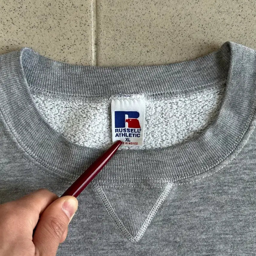 [SOLD OUT] 90s 빈티지 러셀 스웻셔츠 그레이 XL