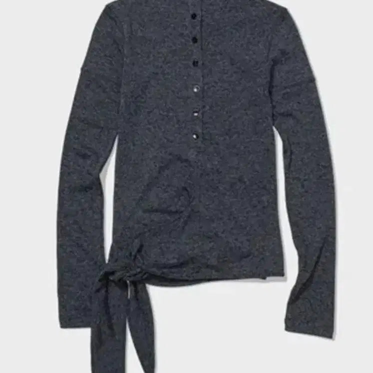 [BUNJANG] LOW CLASSIC Button-Up Wrap T-Shirt / 로우클래식 버튼업 랩 티셔츠