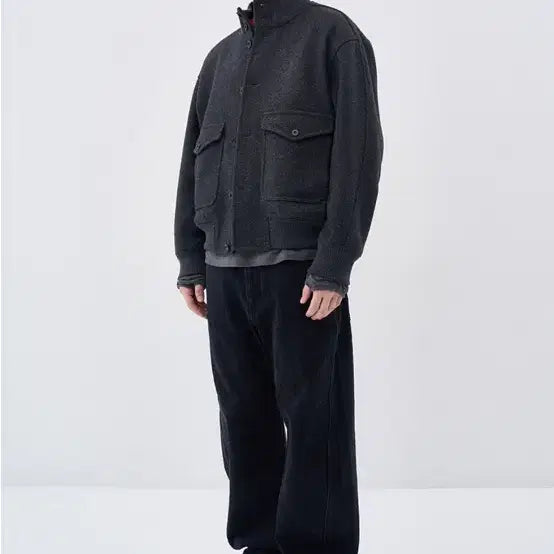 [BUNJANG] Afterpray A-1 Wool Blouson / 애프터프레이 A-1 울 블루종(새상품 택있음)