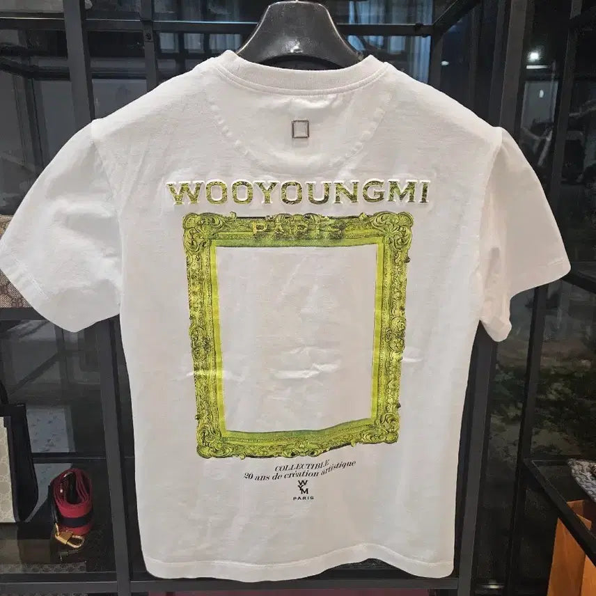 [SOLD OUT] [정품/새상품급] 우영미 프레임 반팔티셔츠 36사이즈 남성가능 흰티