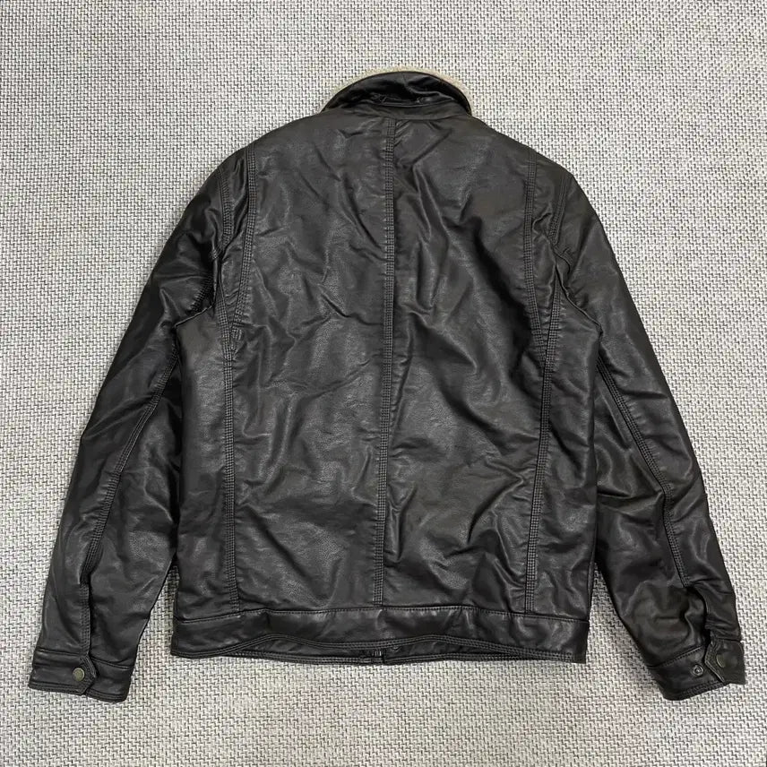 [BUNJANG] Levi's Shearling Collar Leather Jacket / 리바이스 양털카라 레더자켓