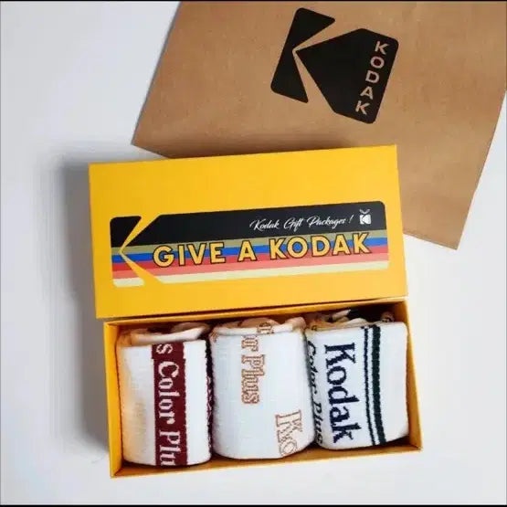 [BUNJANG] Kodak Apparel Holiday Socks 3PC / 코닥어패럴 홀리데이 삭스 3PC (새상품)