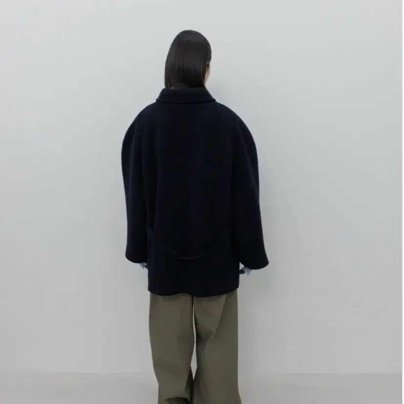 [BUNJANG] GBH Toggle Muffler Coat Navy / GBH TOGGLE MUFFLER COAT NAVY