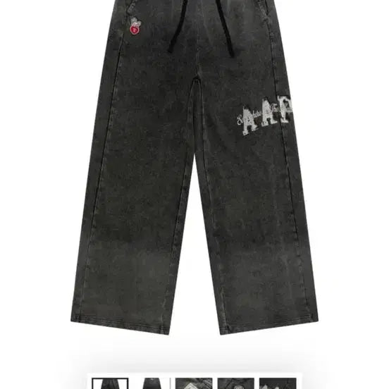 [BUNJANG] Aape Vintage Washed Denim Pants / Aape 빈티지 워싱 데님 팬츠