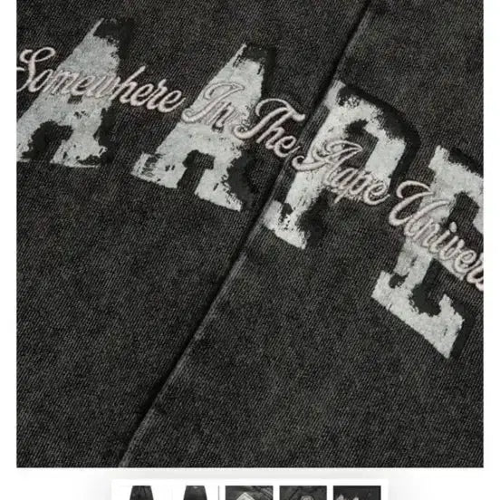 [BUNJANG] Aape Vintage Washed Denim Pants / Aape 빈티지 워싱 데님 팬츠