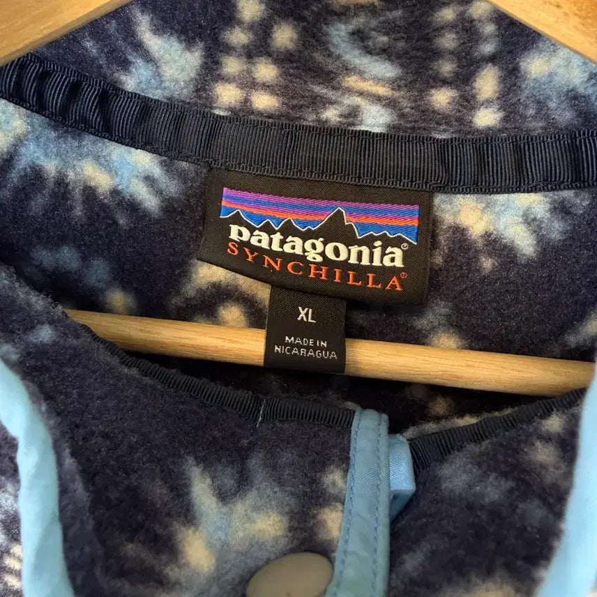 [BUNJANG] Patagonia Synchilla Aztec Navy Blue XL Fleece Pullover / Patagonia]파타고니아 신칠라 아즈텍 네이비 블루 XL
